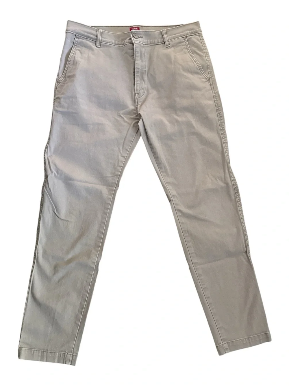 Levi’s XX Chino Khaki Pants Men’s Standard Taper Sz. 34 Casual Stretch Pre-Owned